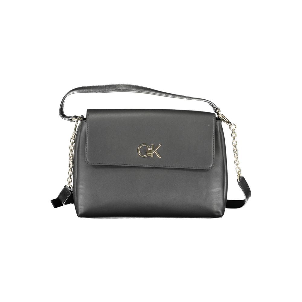 Calvin Klein Black Polyester Women Handbag - ACCEXO