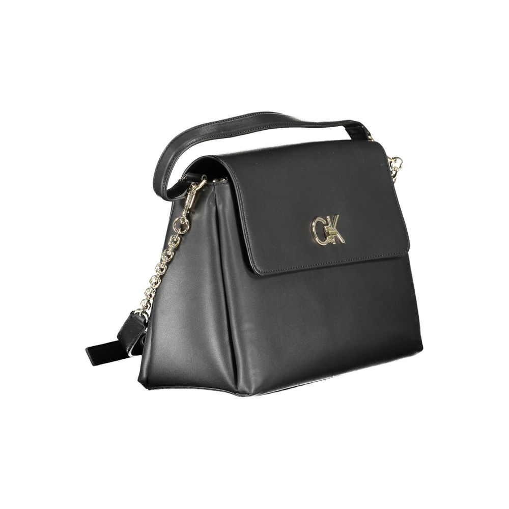 Calvin Klein Black Polyester Women Handbag - ACCEXO