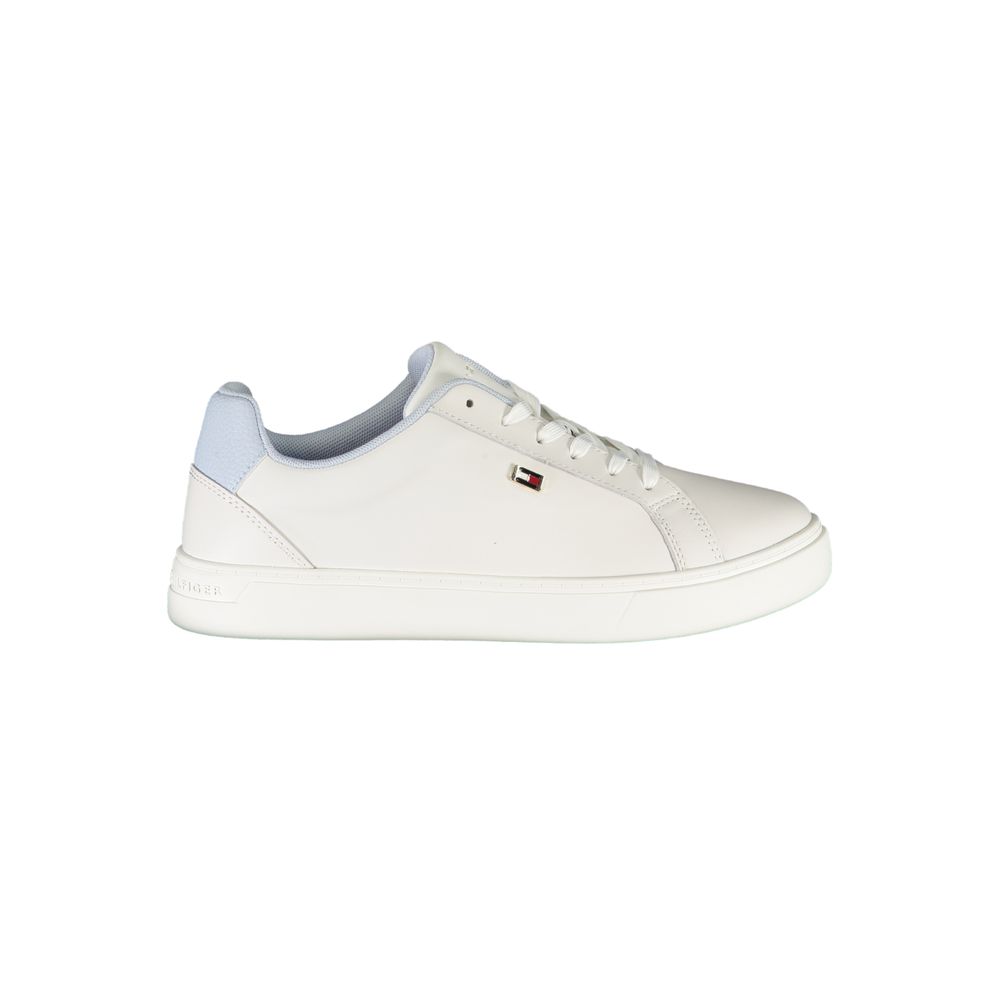 Tommy Hilfiger White Polyester Sneaker - ACCEXO