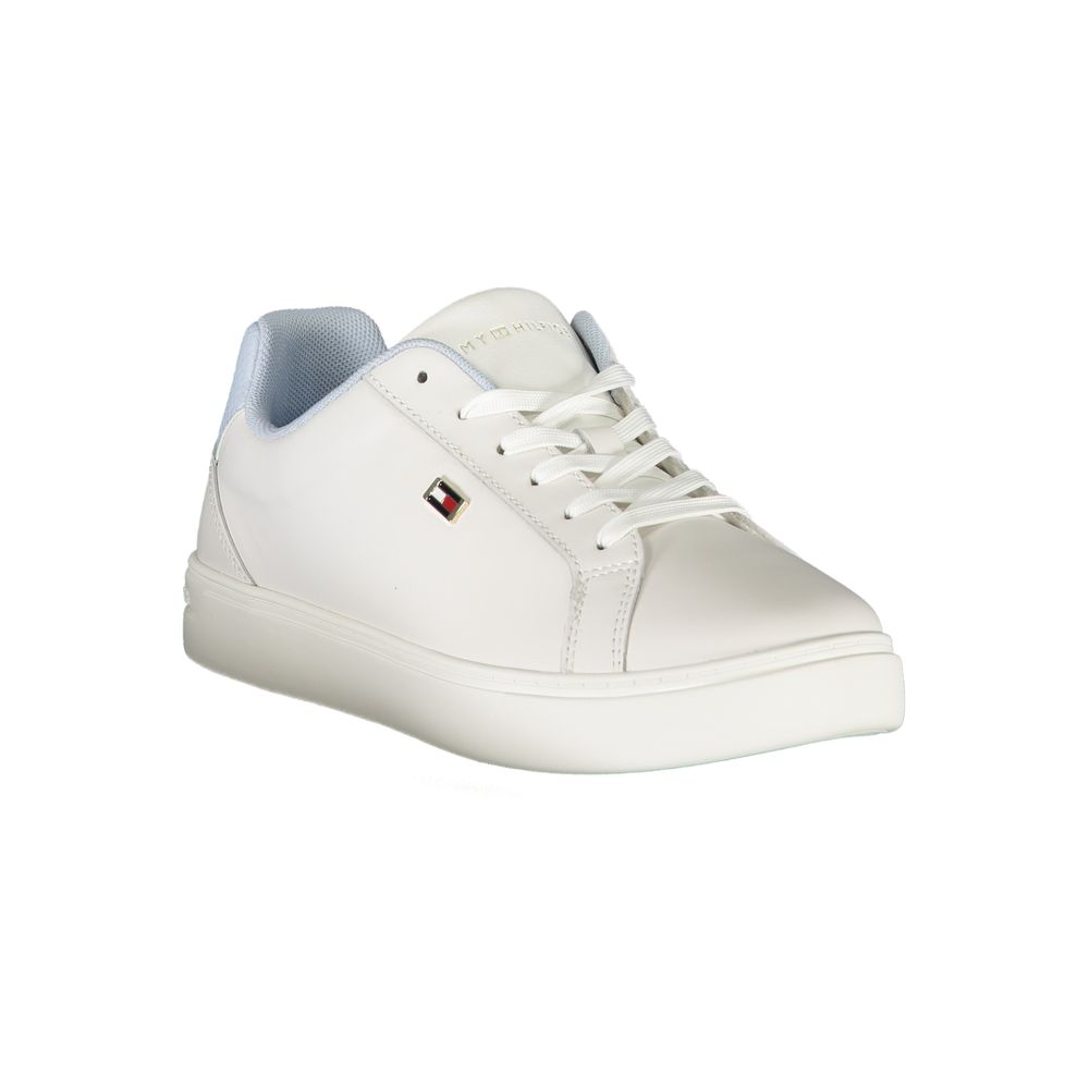 Tommy Hilfiger White Polyester Sneaker - ACCEXO