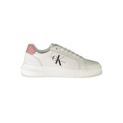 Calvin Klein White Polyester Sneaker - ACCEXO