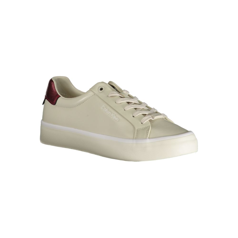 Calvin Klein Beige Polyester Sneaker - ACCEXO