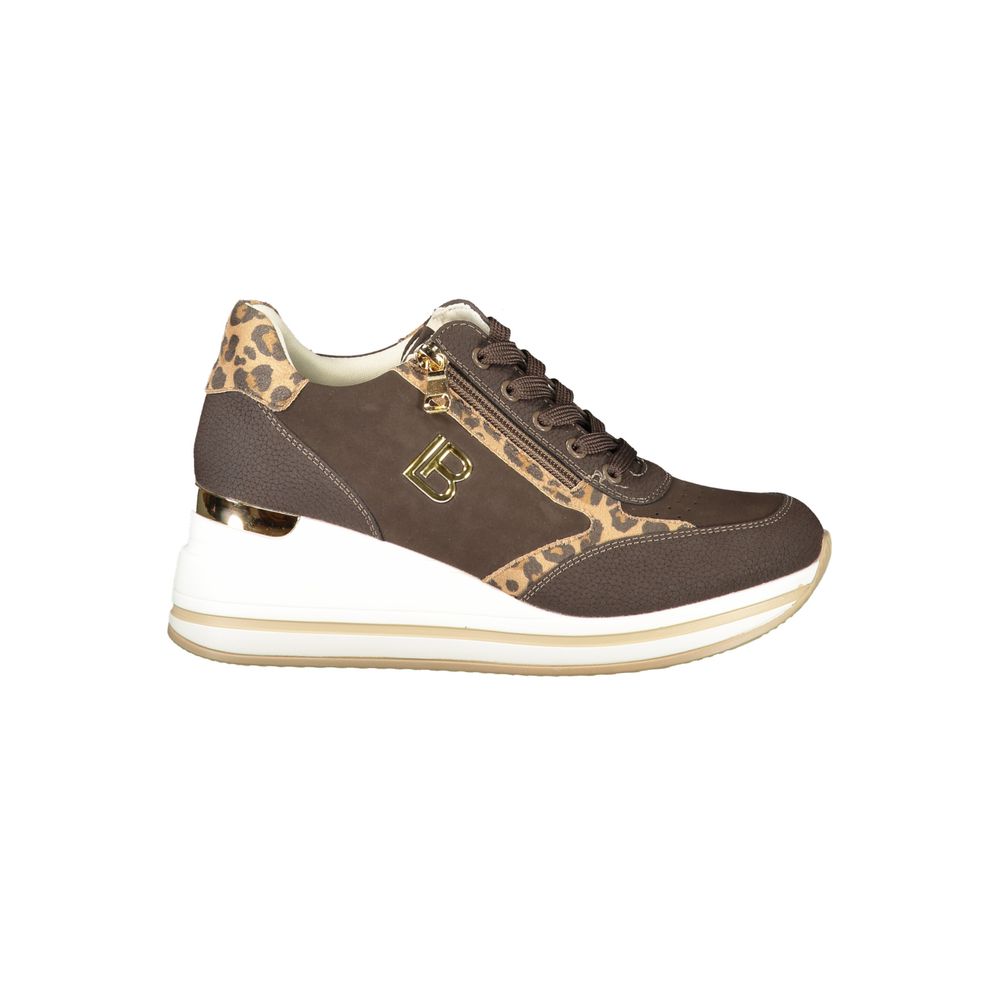 Laura Biagiotti Brown Polyester Women Sneaker - ACCEXO