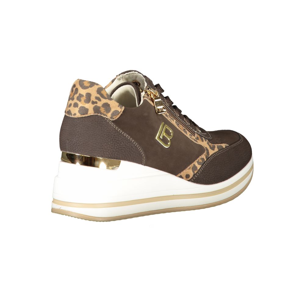 Laura Biagiotti Brown Polyester Women Sneaker - ACCEXO