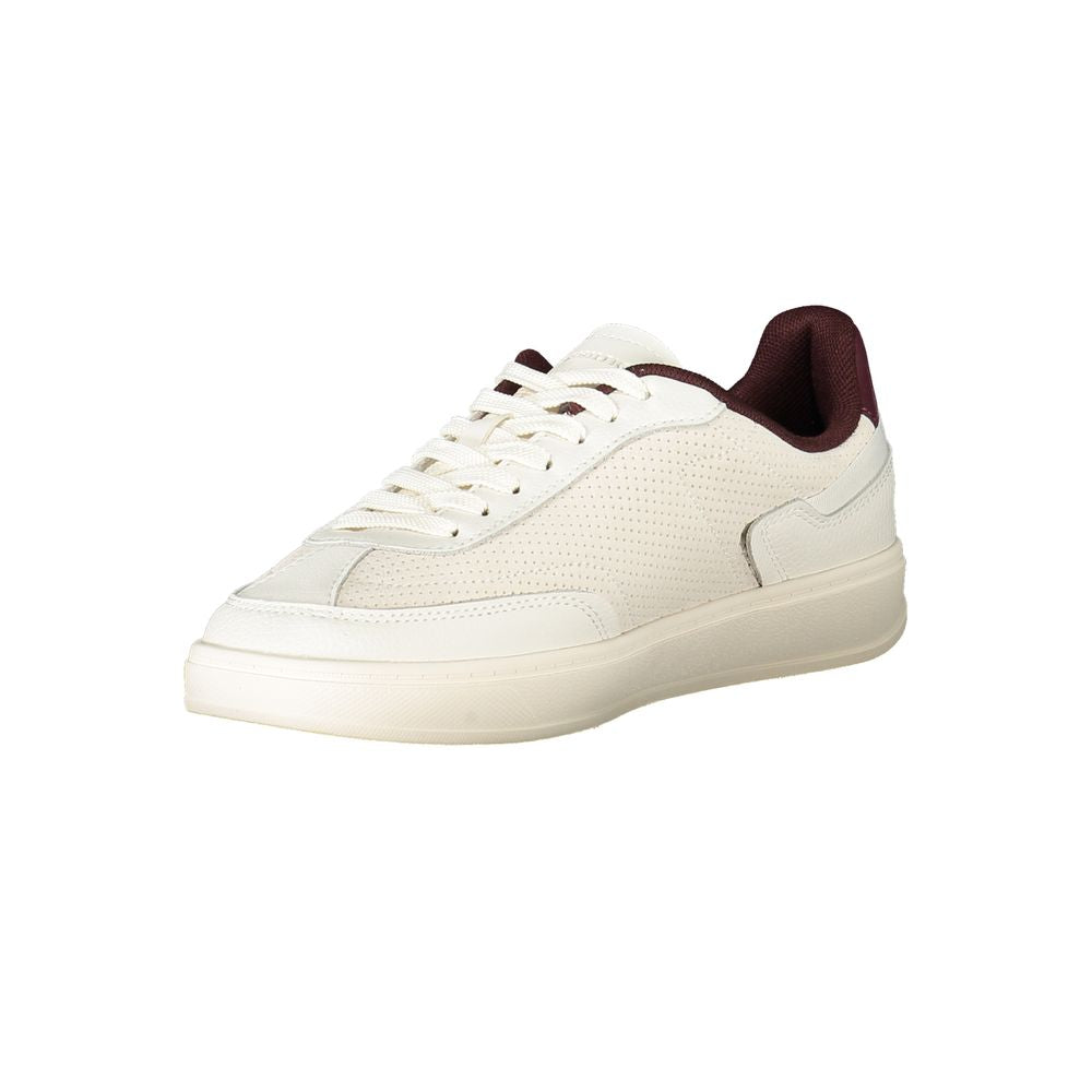 Tommy Hilfiger Beige Leather Women Sneaker - ACCEXO