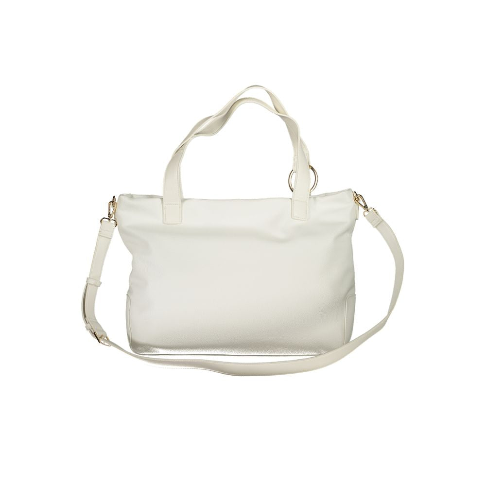 Mario Valentino White Polyethylene Handbag - ACCEXO