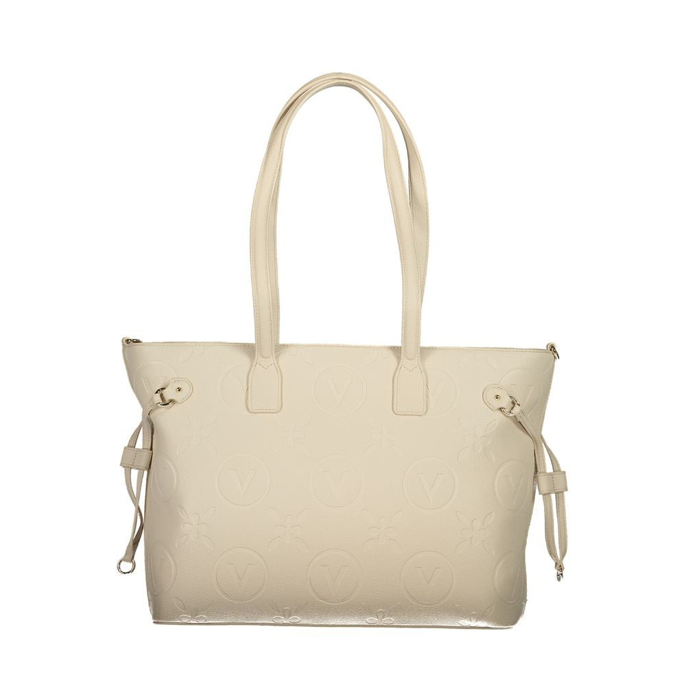 Mario Valentino Beige Polyethylene Handbag - ACCEXO