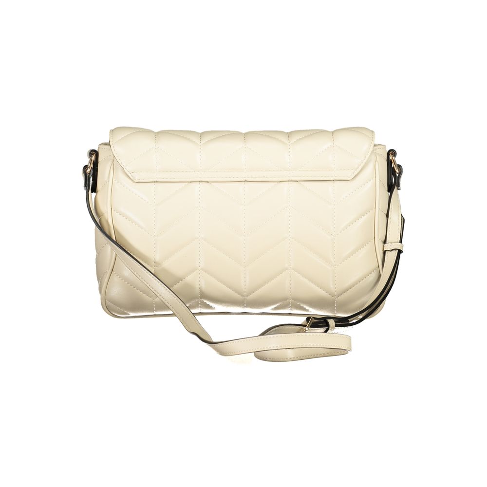 Mario Valentino Beige Polyethylene Handbag - ACCEXO