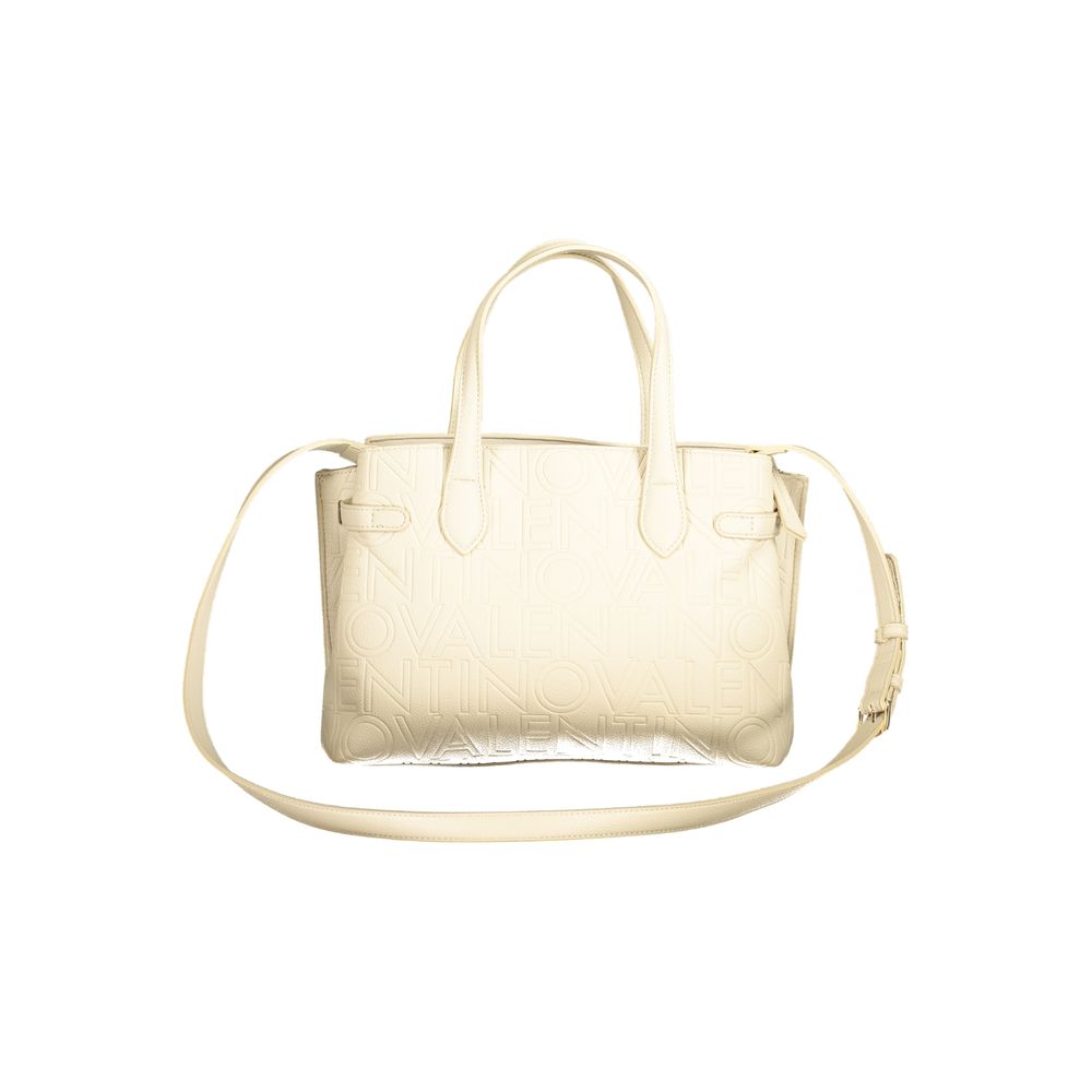 Mario Valentino Beige Polyethylene Women Handbag - ACCEXO
