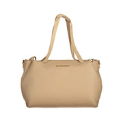 Mario Valentino Beige Polyethylene Women Handbag - ACCEXO