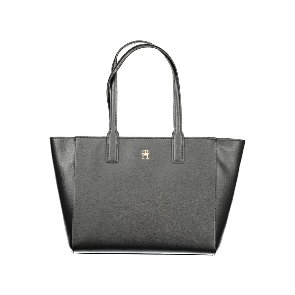 Tommy Hilfiger Black Recycled Polyester Women Handbag - ACCEXO