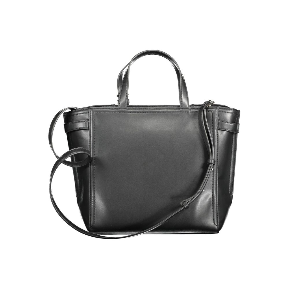 Calvin Klein Black Polyester Women Handbag - ACCEXO