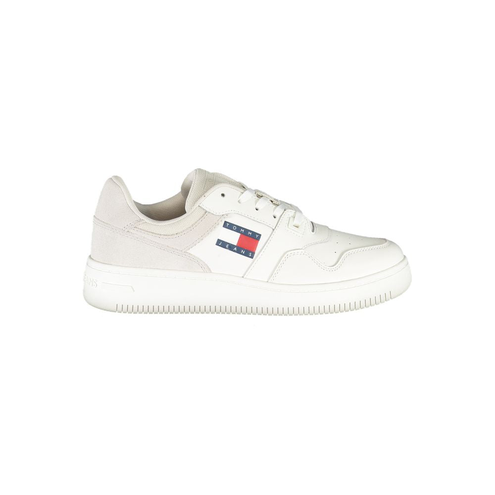 Tommy Hilfiger White Polyester Sneaker - ACCEXO