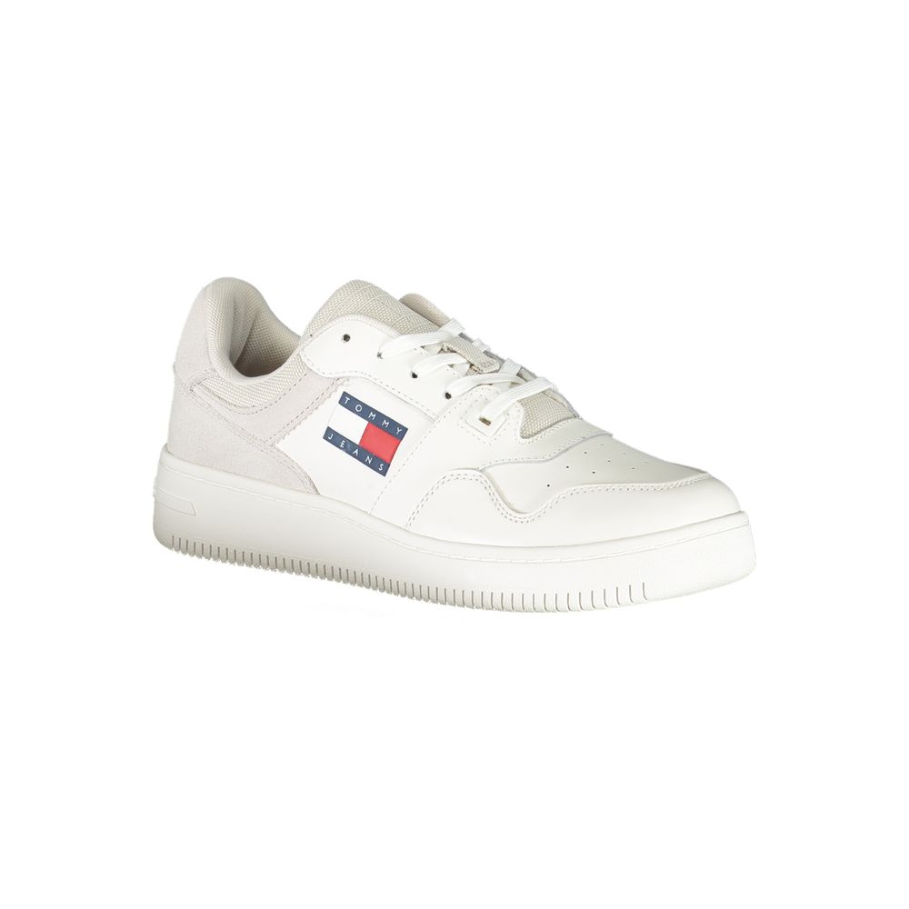 Tommy Hilfiger White Polyester Sneaker - ACCEXO