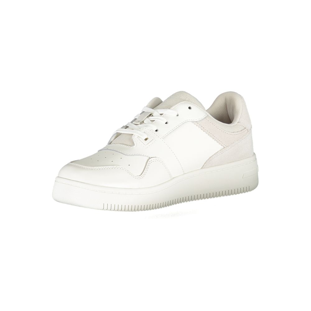 Tommy Hilfiger White Polyester Sneaker - ACCEXO
