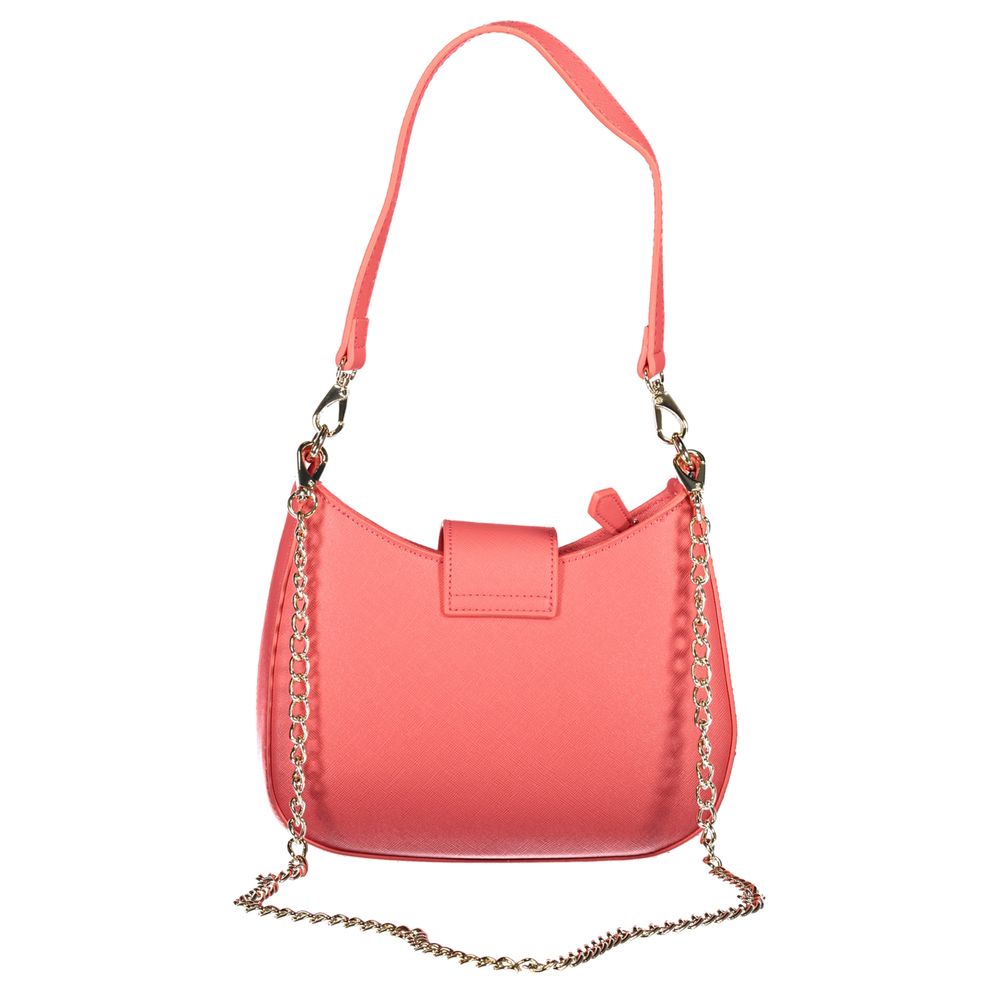 Mario Valentino Pink Polyethylene Handbag - ACCEXO