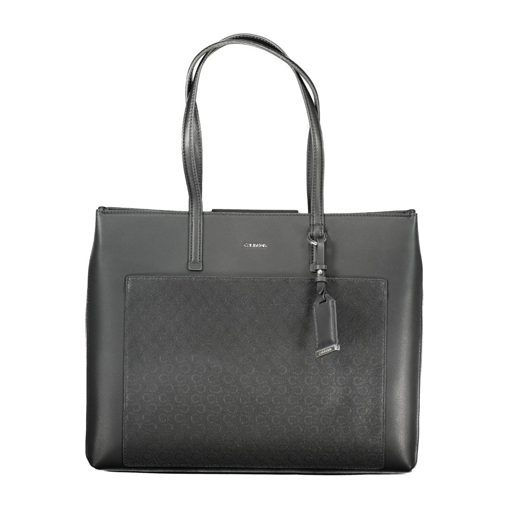 Calvin Klein Black Polyester Women Handbag - ACCEXO