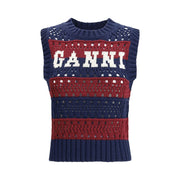 Ganni Striped Vest - ACCEXO