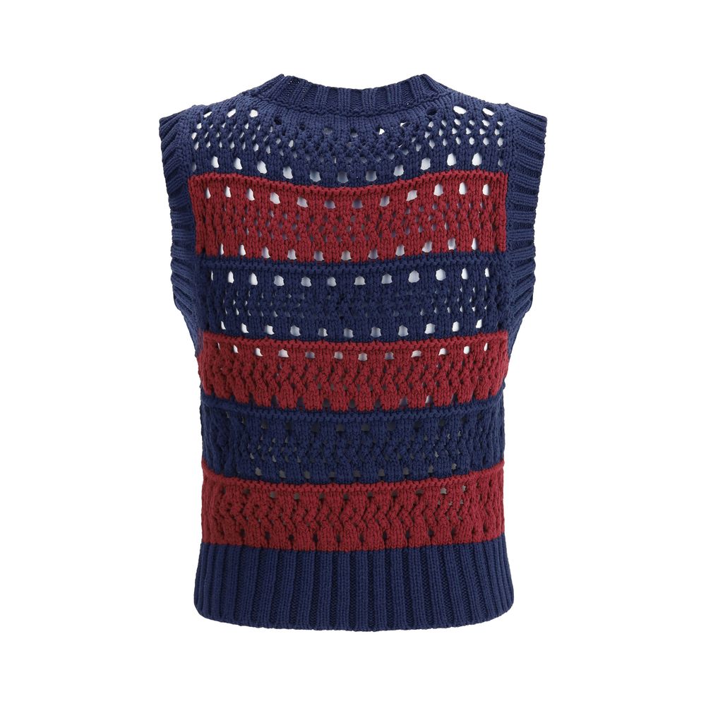 Ganni Striped Vest - ACCEXO