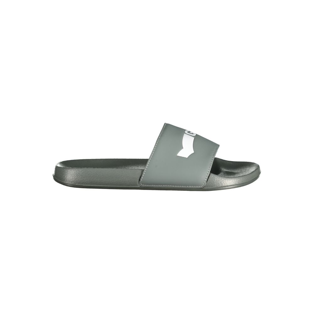 Gas Gray Polyester Sandal
