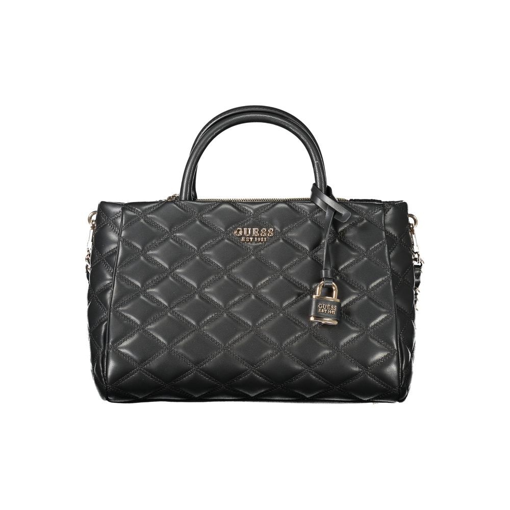 Guess Jeans Black Polyethylene Women Handbag - ACCEXO
