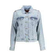 Levi's Light Blue Cotton Women Jacket - ACCEXO