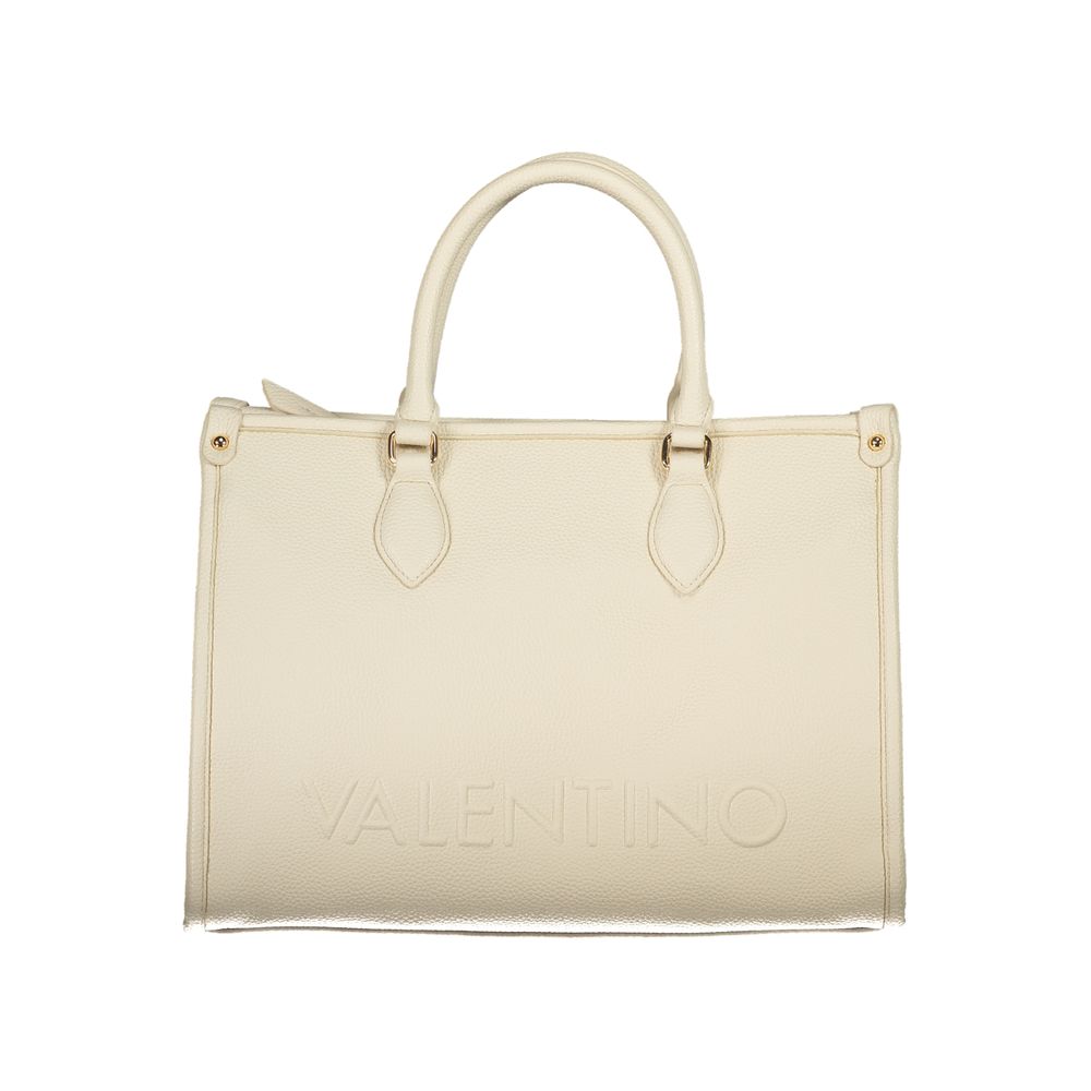 Mario Valentino Beige Polyethylene Handbag - ACCEXO