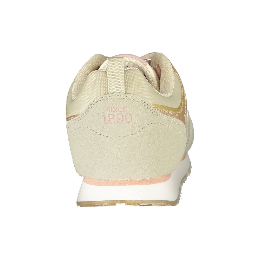 U.S. POLO ASSN. Beige Polyester Sneaker - ACCEXO