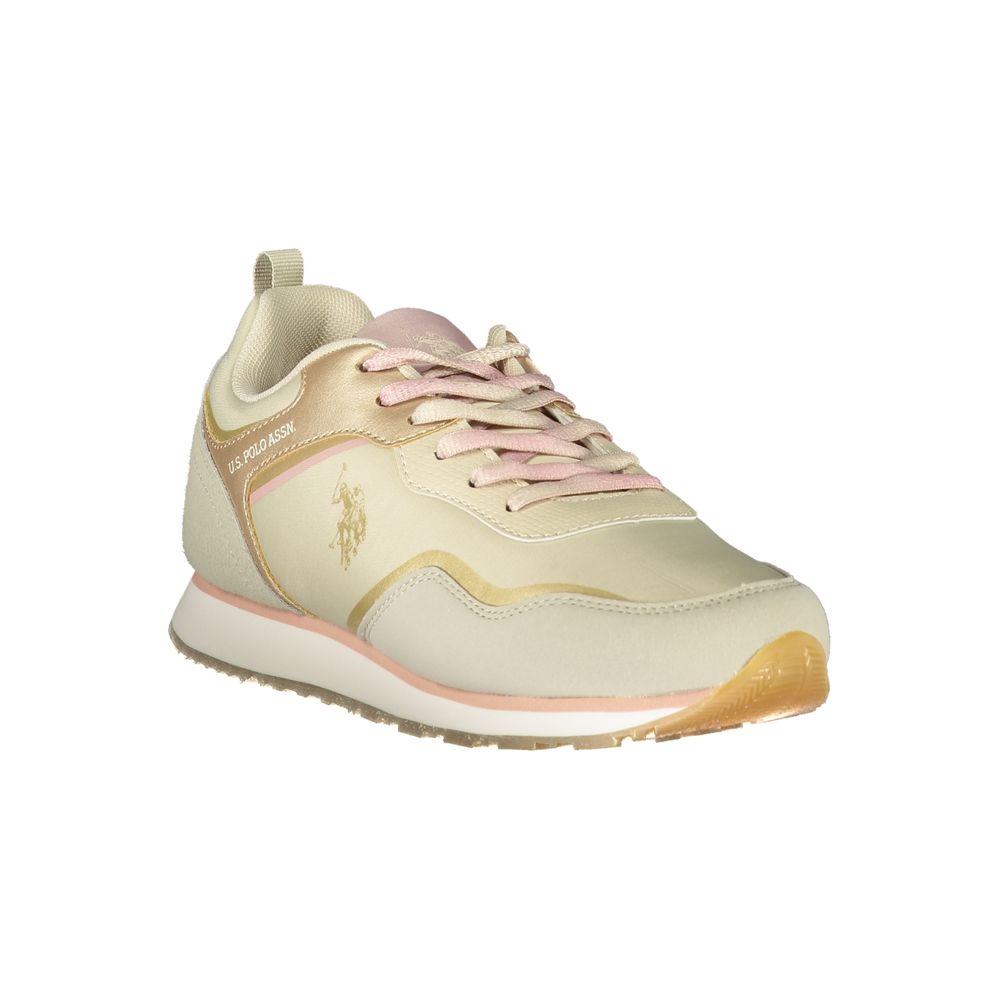 U.S. POLO ASSN. Beige Polyester Sneaker - ACCEXO
