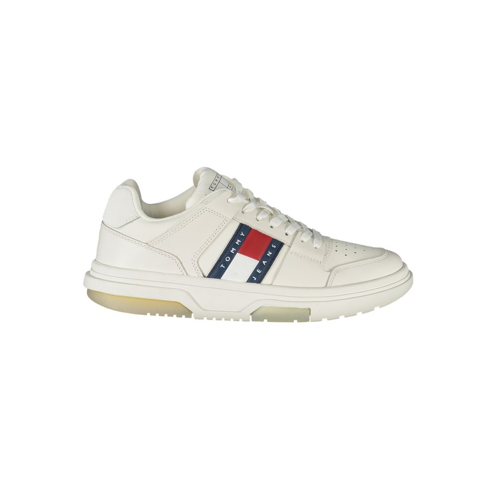 Tommy Hilfiger White Leather Women Sneaker - ACCEXO