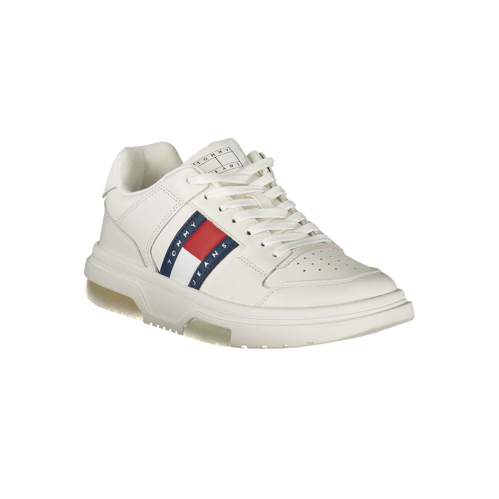 Tommy Hilfiger White Leather Women Sneaker - ACCEXO