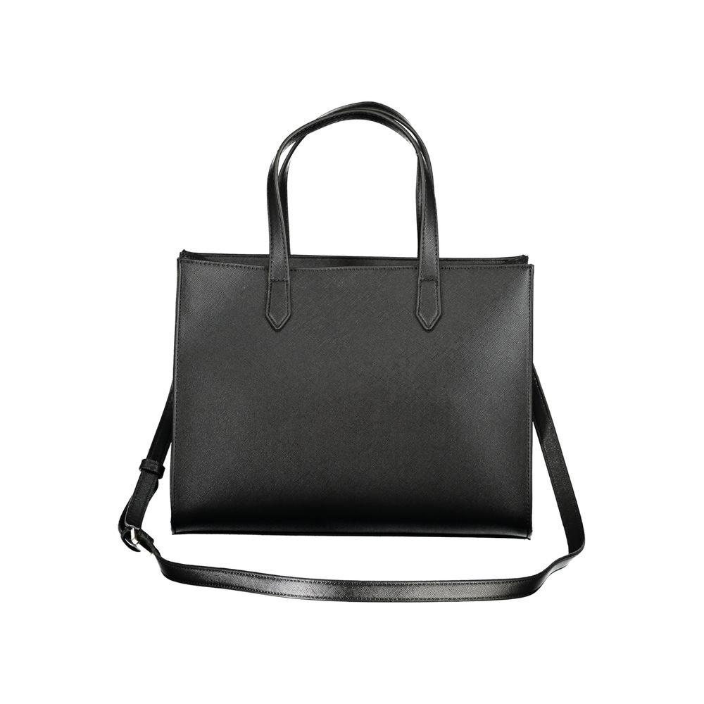 Mario Valentino Black Polyethylene Handbag - ACCEXO
