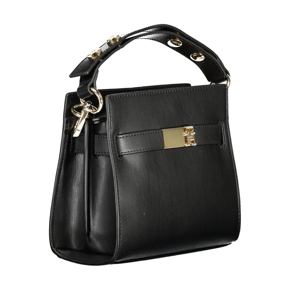 Tommy Hilfiger Black Polyethylene Women Handbag - ACCEXO