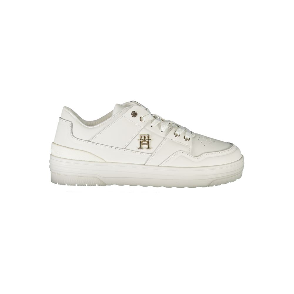 Tommy Hilfiger White Leather Women Sneaker - ACCEXO