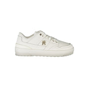 Tommy Hilfiger White Leather Women Sneaker - ACCEXO