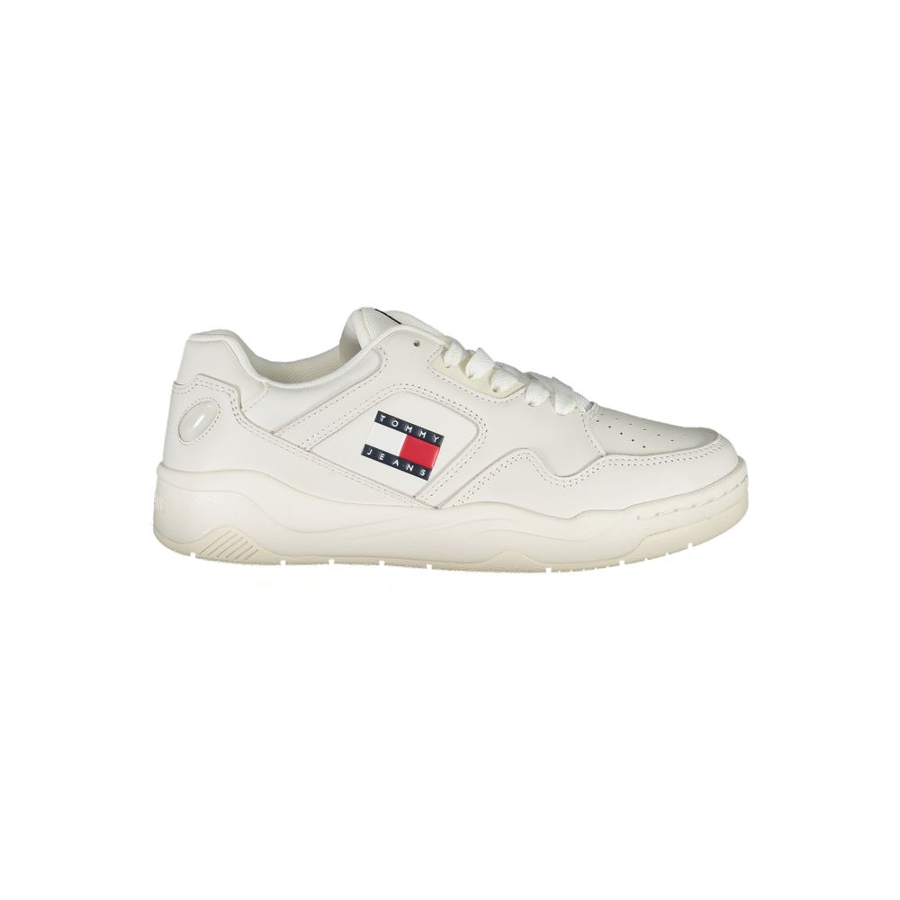 Tommy Hilfiger White Polyester Sneaker - ACCEXO