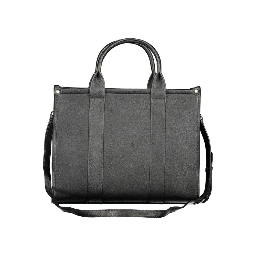 Mario Valentino Black Polyethylene Handbag - ACCEXO