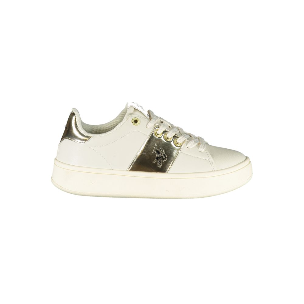 U.S. POLO ASSN. Beige Polyethylene Women Sneaker - ACCEXO