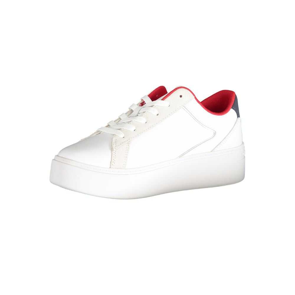 Tommy Hilfiger White Polyester Sneaker - ACCEXO