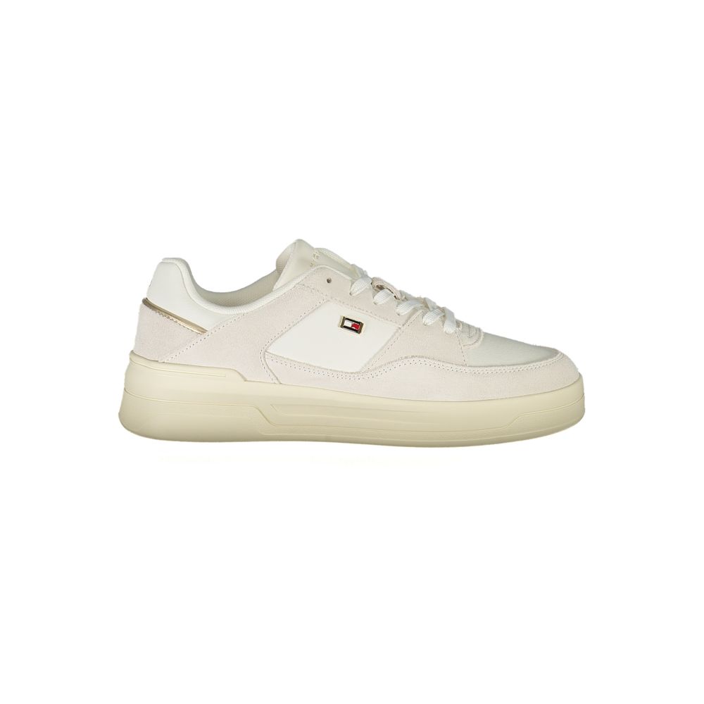 Tommy Hilfiger White Leather Women Sneaker - ACCEXO