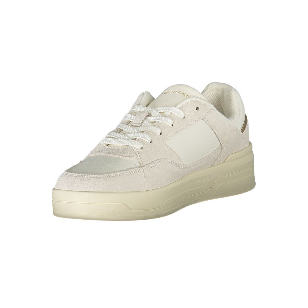 Tommy Hilfiger White Leather Women Sneaker - ACCEXO