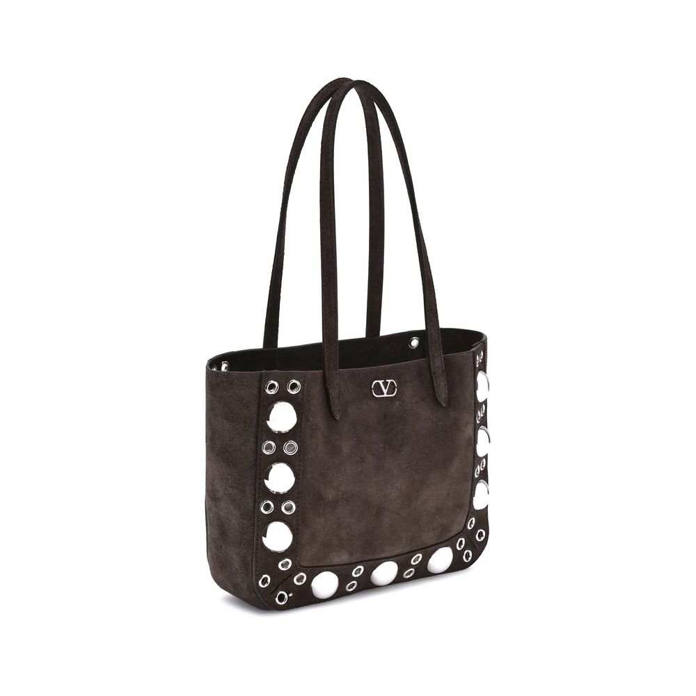 Valentino Garavani Suede Nellcôte Tote Bag - ACCEXO