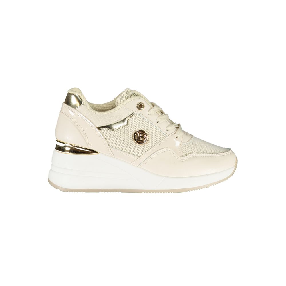 Laura Biagiotti Beige Synthetic Women Sneaker - ACCEXO