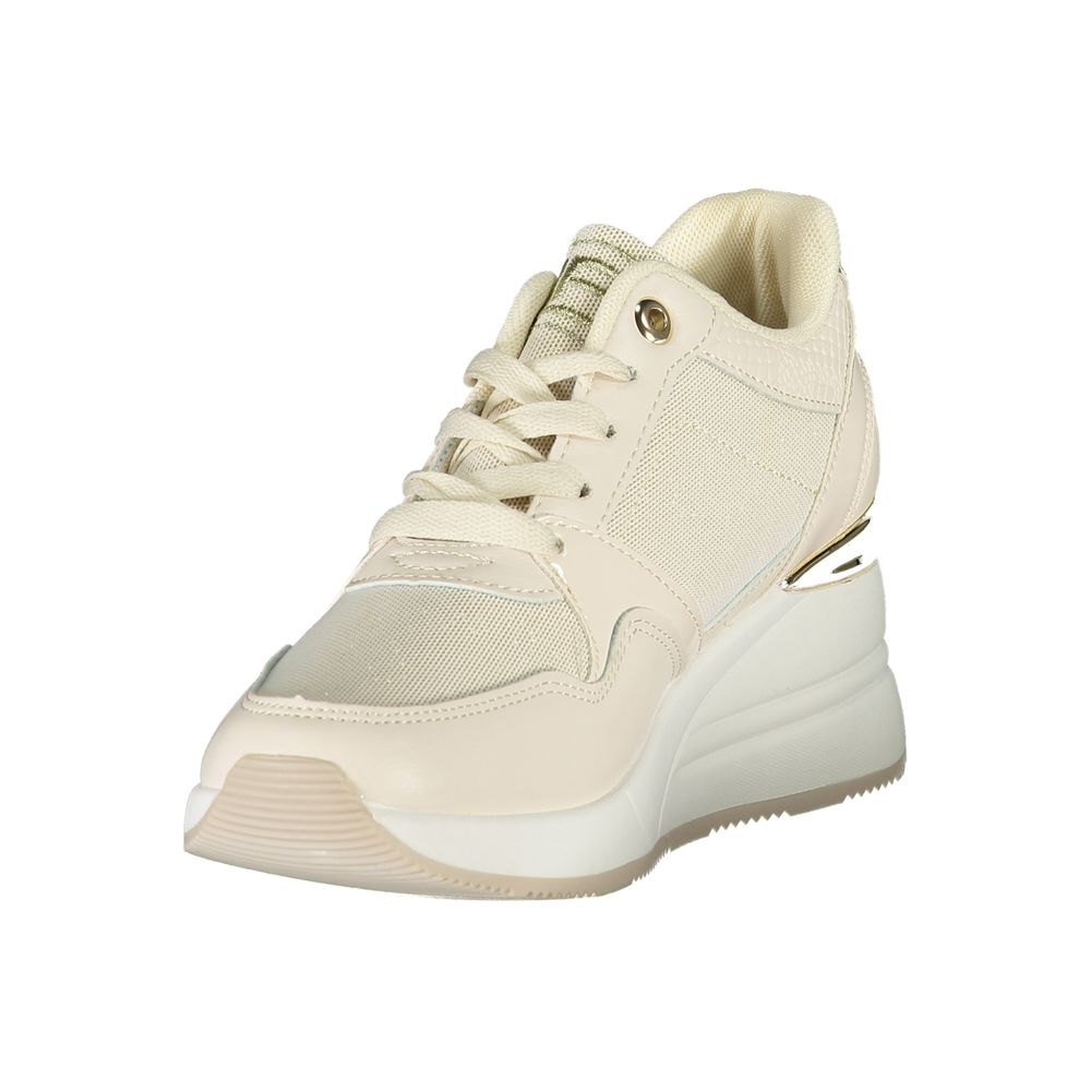 Laura Biagiotti Beige Synthetic Women Sneaker - ACCEXO
