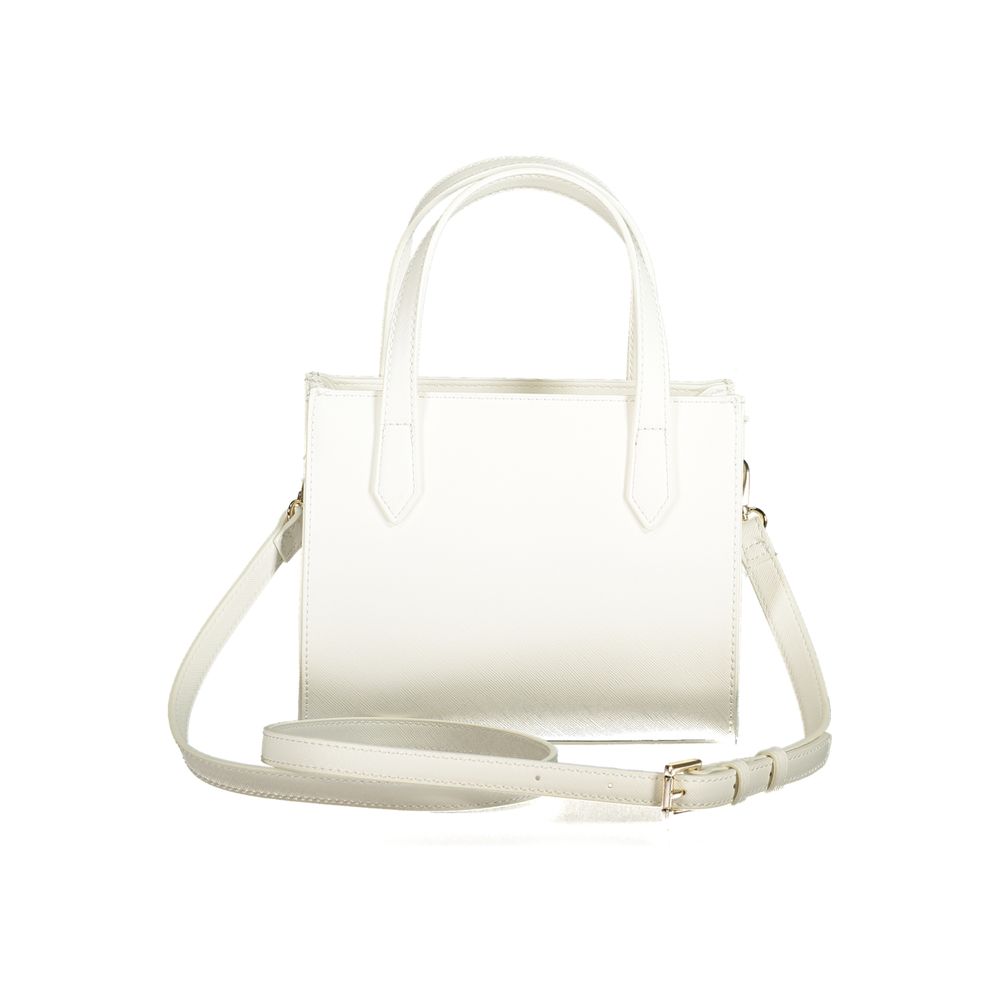 Mario Valentino White Polyethylene Women Handbag - ACCEXO