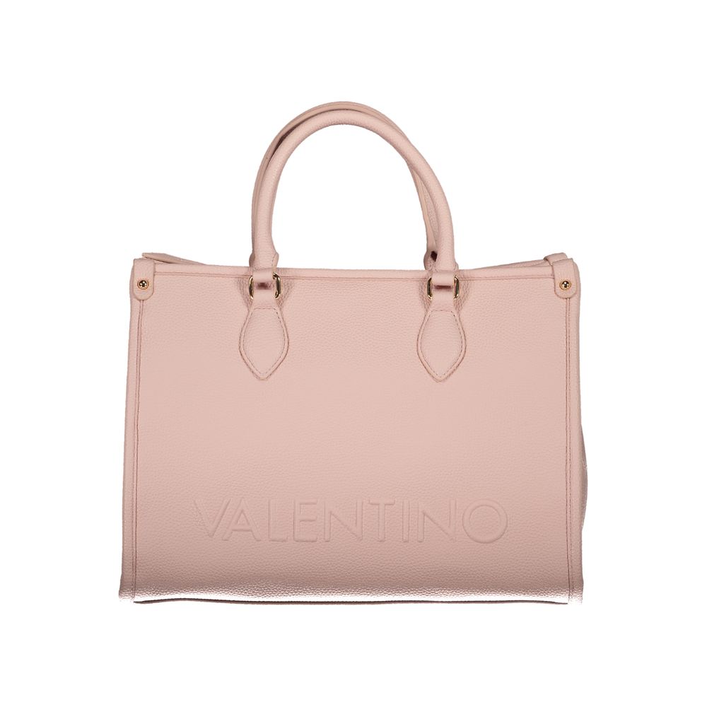 Mario Valentino Pink Polyethylene Handbag - ACCEXO