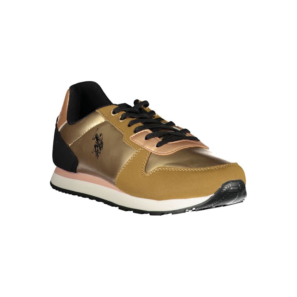 U.S. POLO ASSN. Gold Polyester Sneaker - ACCEXO