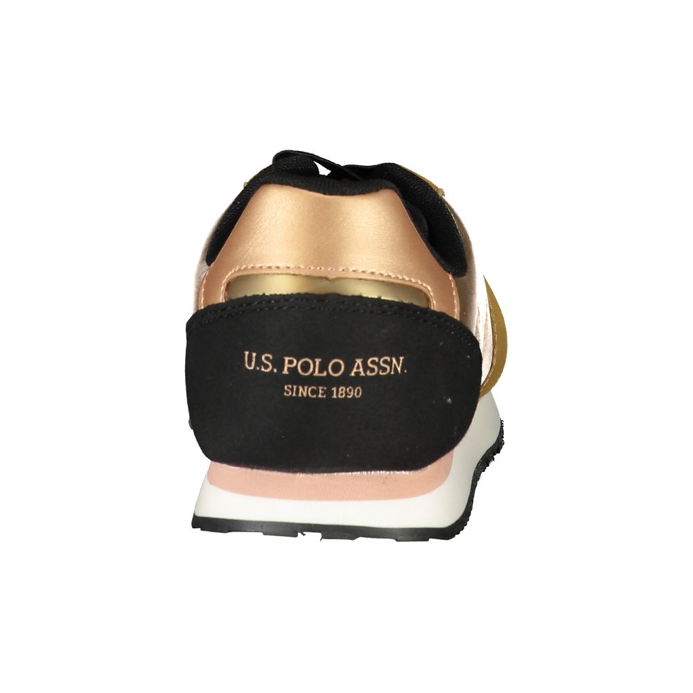 U.S. POLO ASSN. Gold Polyester Sneaker - ACCEXO