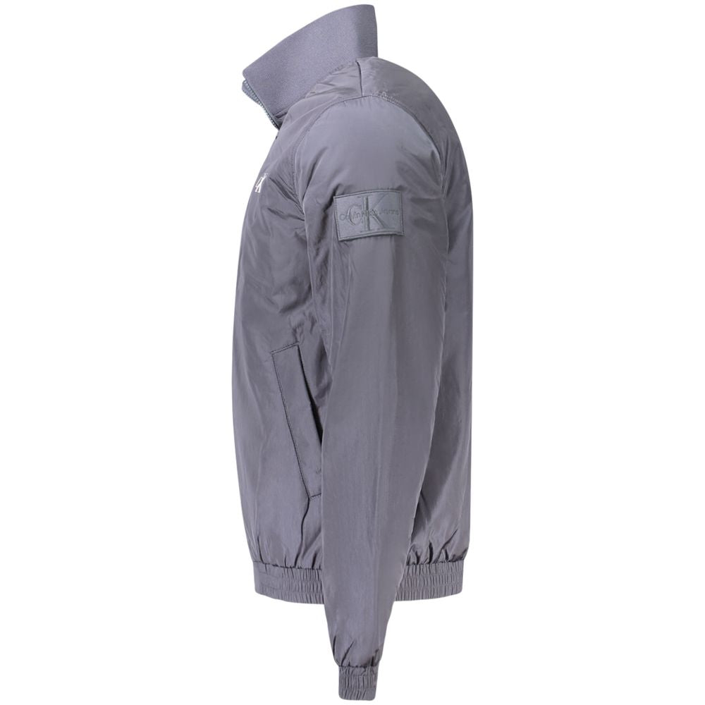 Calvin Klein Blue Polyamide Men Jacket - ACCEXO