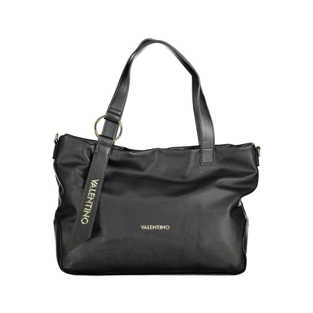 Mario Valentino Black Polyethylene Women Handbag - ACCEXO
